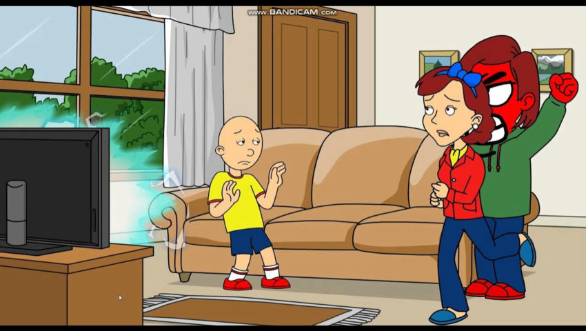 Boris Gets Mad At Caillou/Grounded