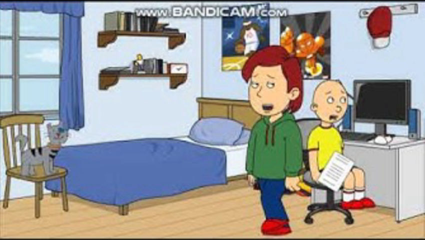 Caillou Does His Homework and gets Ungrounded