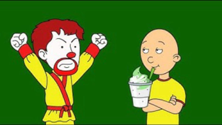 Caillou Drinks All The Shamrock Shakes/Grounded