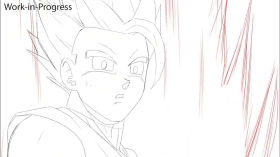 Gohan vs Goku (Work in Progress) by Alllex