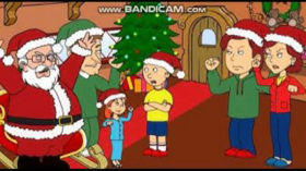 Caillou Insults Santa and gets Grounded by African Vulture