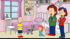 Caillou Tells Rosie There's a Monster Under Her Bed/Grounded by African Vulture