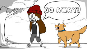 How I got STUCK with an Abandoned Dog! by eLL cartoons