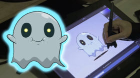 How to Draw A CUTE GHOST 👻 using @AnimatorME.official @XPPen by Alon Dan
