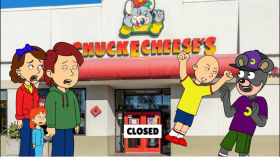 Caillou Beats Up Chuck E Cheese And Gets Grounded by African Vulture