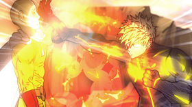 One-Punch Man: Genos vs Saitama (FULL FIGHT) Manga Animation by Landberry