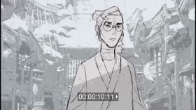 Blue Eye Samurai - Character animation test by Toniko Pantoja