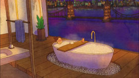 Bathtub Bliss: 3 Hours of Calming Music and Serene Views to Melt Your Stress Away by Puuung