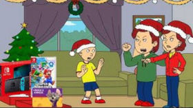 Caillou Opens the Christmas Presents Early and Gets Grounded by African Vulture