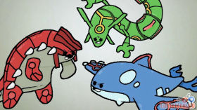 Rayquaza, Groudon, and Kyogre in a Nutshell by CircleToonsHD