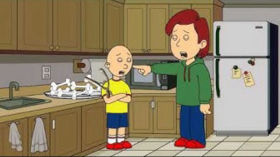 Caillou Eats The Thanksgiving Turkey/Grounded by African Vulture