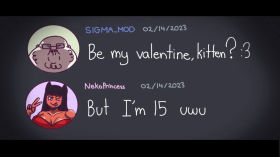 Discord Mods on Valentine's Day (an animation) by odditiesmaybe